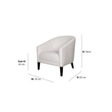 Porto Armchair dimensions W76 x D82 x Seat H42 x H76 cm